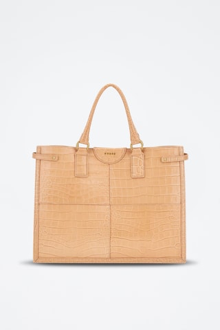 Sac à main en cuir Isa - Nude - Guess