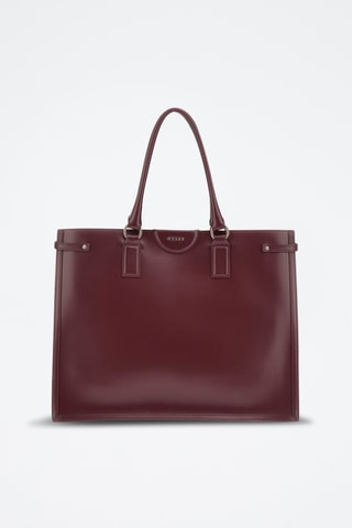 Cabas en cuir Isa - Bordeaux - Guess