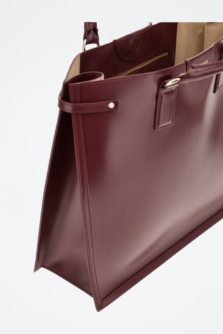 Cabas en cuir Isa - Bordeaux - Guess