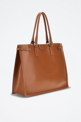 Cabas en cuir Isa - Camel - Guess