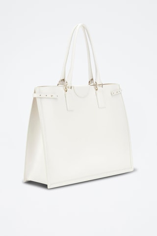 Cabas en cuir Isa - Blanc - Guess