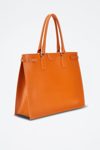 Cabas en cuir Isa - Orange - Guess