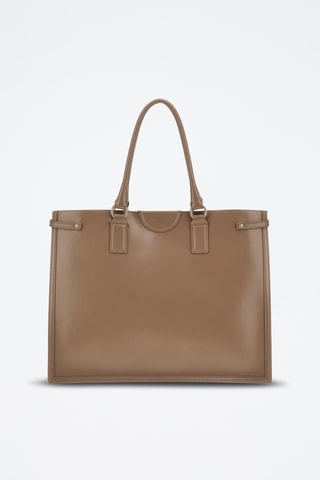Cabas en cuir Isa - Taupe - Guess