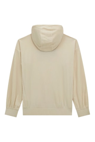 Sweat en velours à capuche - Beige - Guess