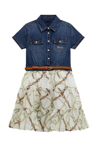 Robe - Bleu et blanc - Guess