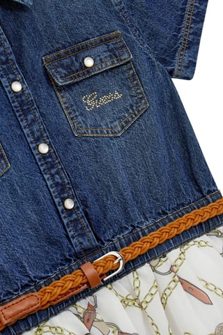 Robe - Bleu et blanc - Guess