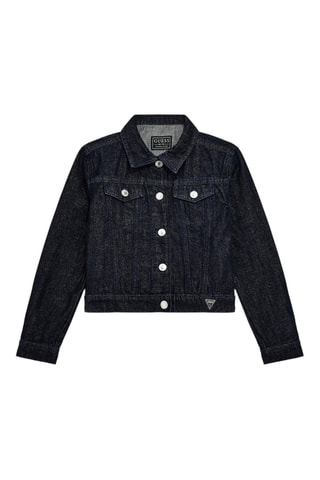 Veste en jean Lurex - Bleu marine  - Guess