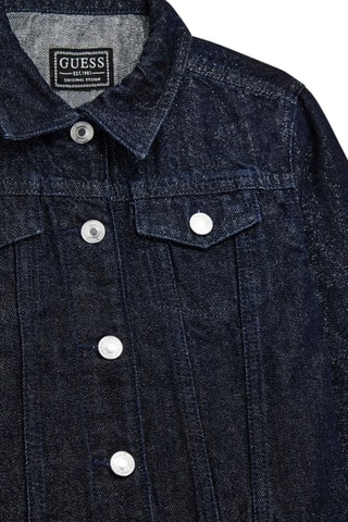 Veste en jean Lurex - Bleu marine  - Guess