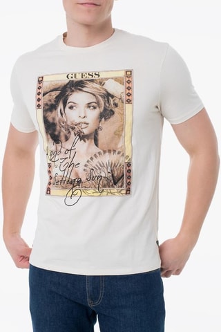 T-shirt - Blanc - Guess