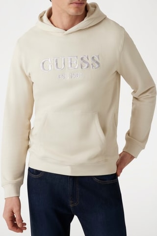 Sweat à capuche Beau - Beige - Guess