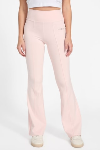 Pantalon flare taille haute Margot - Rose poudré - Guess