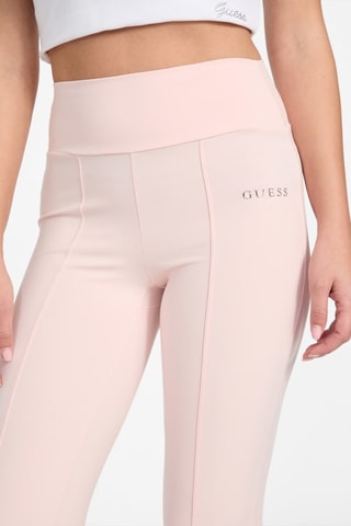 Pantalon flare taille haute Margot - Rose poudré - Guess