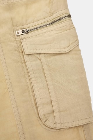 Pantalon cargo en lin Nessi - Beige - Guess