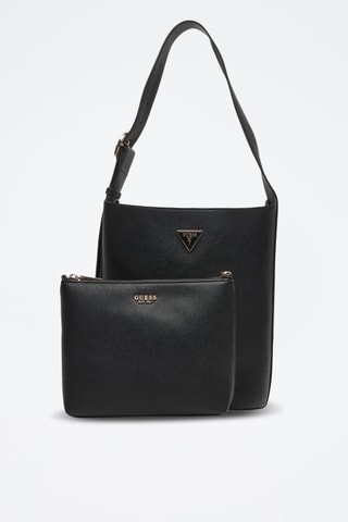 Sac porté épaule et pochette - Meridian - Noir - Guess