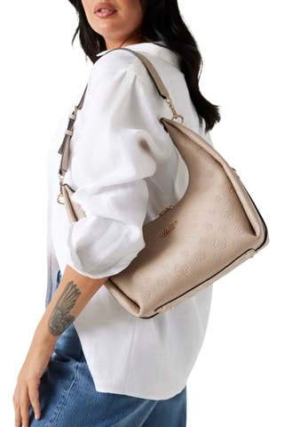 Sac porté épaule Phoebe - Taupe - Guess
