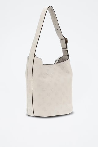 Sac porté épaule et pochette Cresidia II - Blanc - Guess