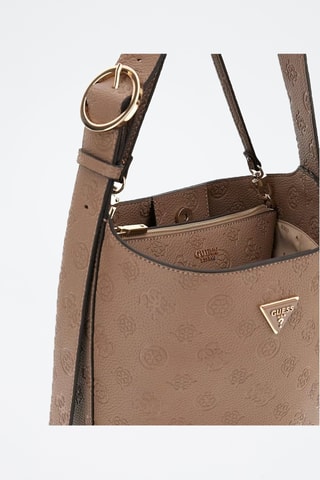 Sac porté épaule et pochette Cresidia II - Taupe - Guess