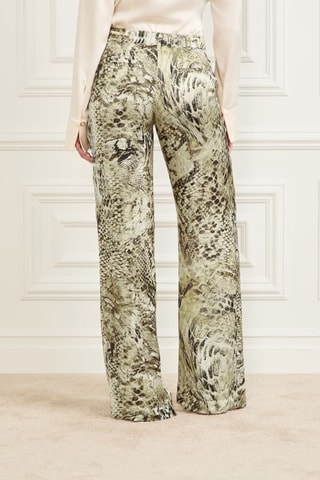 Pantalon straight taille haute Giselle - Vert - Guess By Marciano