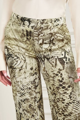 Pantalon straight taille haute Giselle - Vert - Guess By Marciano