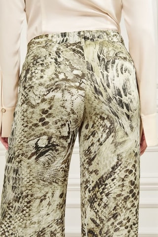 Pantalon straight taille haute Giselle - Vert - Guess By Marciano