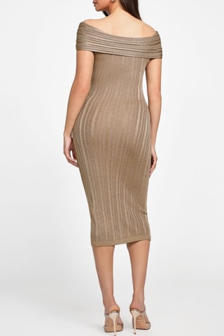 Robe fourreau Gia - Marron - Guess By Marciano