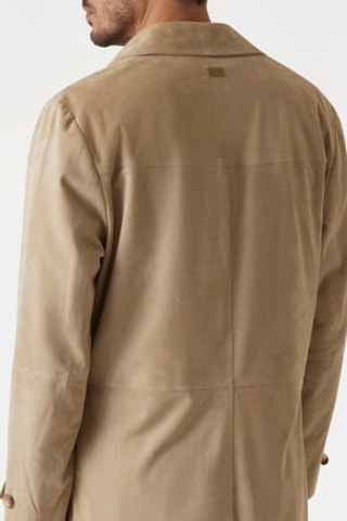 Manteau en cuir de chèvre Real - Beige - Guess By Marciano