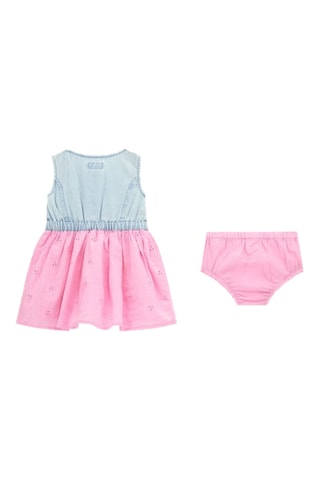 Robe et bloomer - Bleu clair et rose - Guess