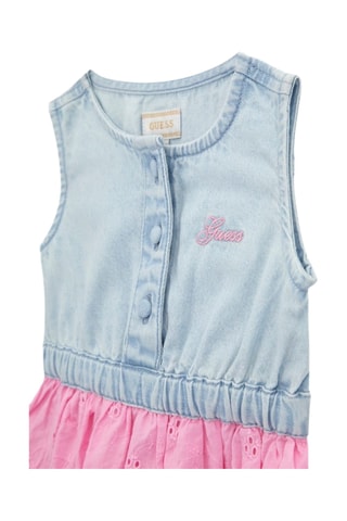 Robe et bloomer - Bleu clair et rose - Guess