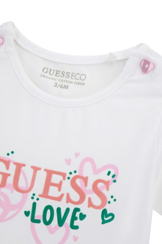 T-shirt et legging - Blanc et rose - Guess