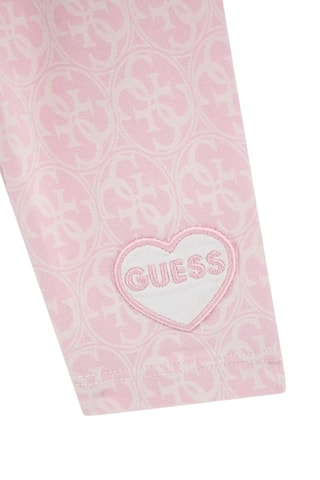 T-shirt et legging - Blanc et rose - Guess