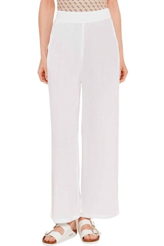 Pantalon palazzo Noemi - Blanc - Guess