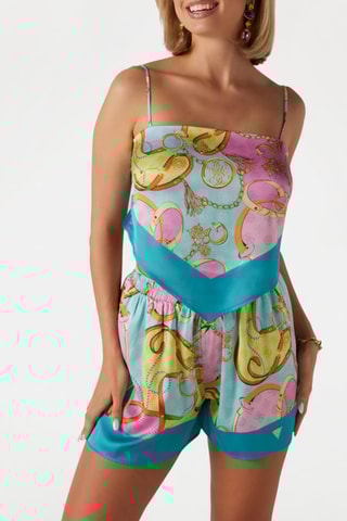 Short - Ciel et rose poudré - Guess