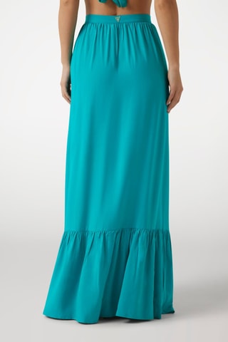 Jupe longue taille haute - Vert émeraude - Guess