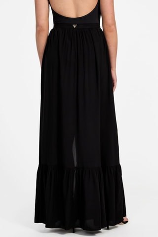 Jupe longue taille haute - Noir - Guess