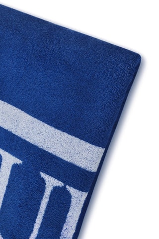 Serviette de plage - Bleu électrique et gris clair - Guess