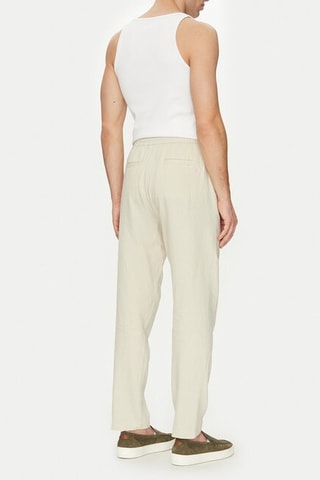 Pantalon en lin - Beige clair - Guess