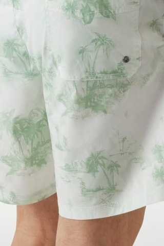 Short de bain - Blanc et kaki - Guess