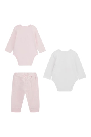2 bodys et pantalon - Rose et blanc - Guess
