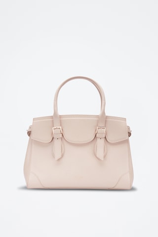 Sac à main en cuir Diana - Ecru - Guess