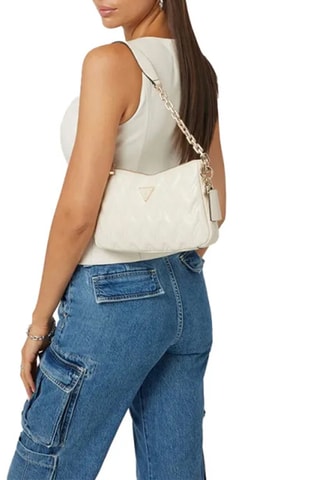 Mala de ombro Adelard - Bege - Guess