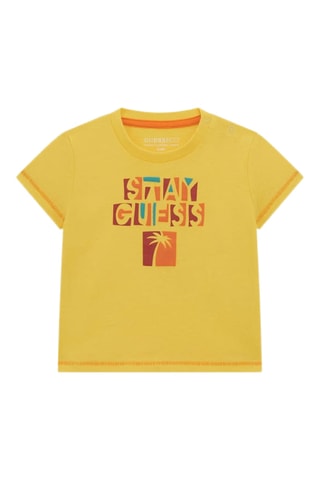 T-shirt - Jaune - Guess