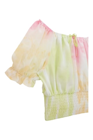 Blouse tie and dye - Jaune - Guess