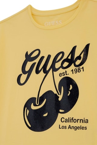 T-shirt Midi - Jaune - Guess