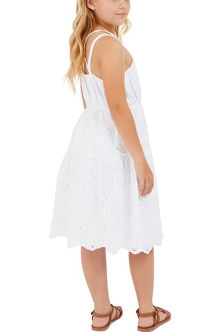 Robe en broderie anglaise Sangallo - Blanc - Guess