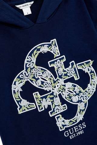 T-shirt à capuche Active - Bleu marine - Guess