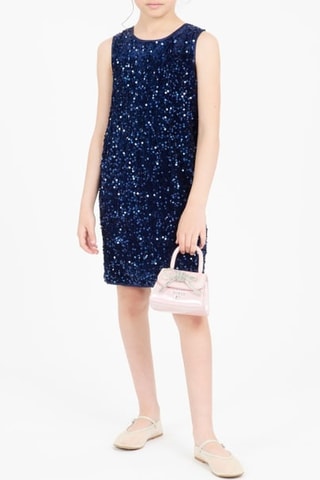 Robe en velours - Bleu marine - Guess