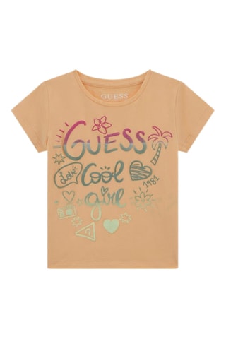 T-shirt - Orange - Guess