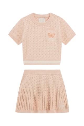 Pull et jupe - Rose poudré - Guess