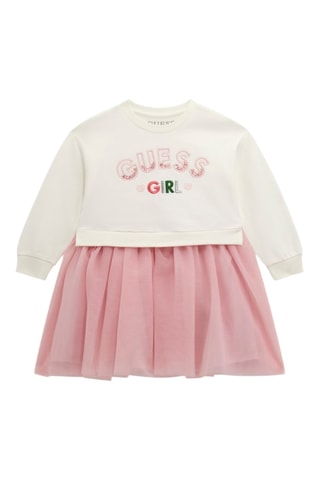 Robe trompe-l’œil - Blanc - Guess