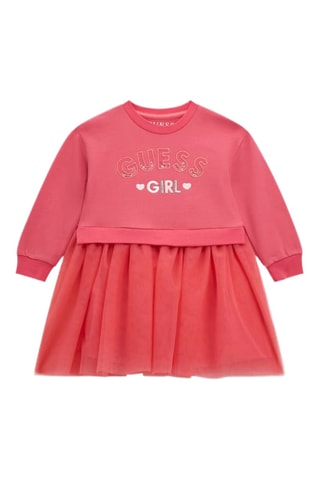 Robe trompe-l’œil - Corail - Guess